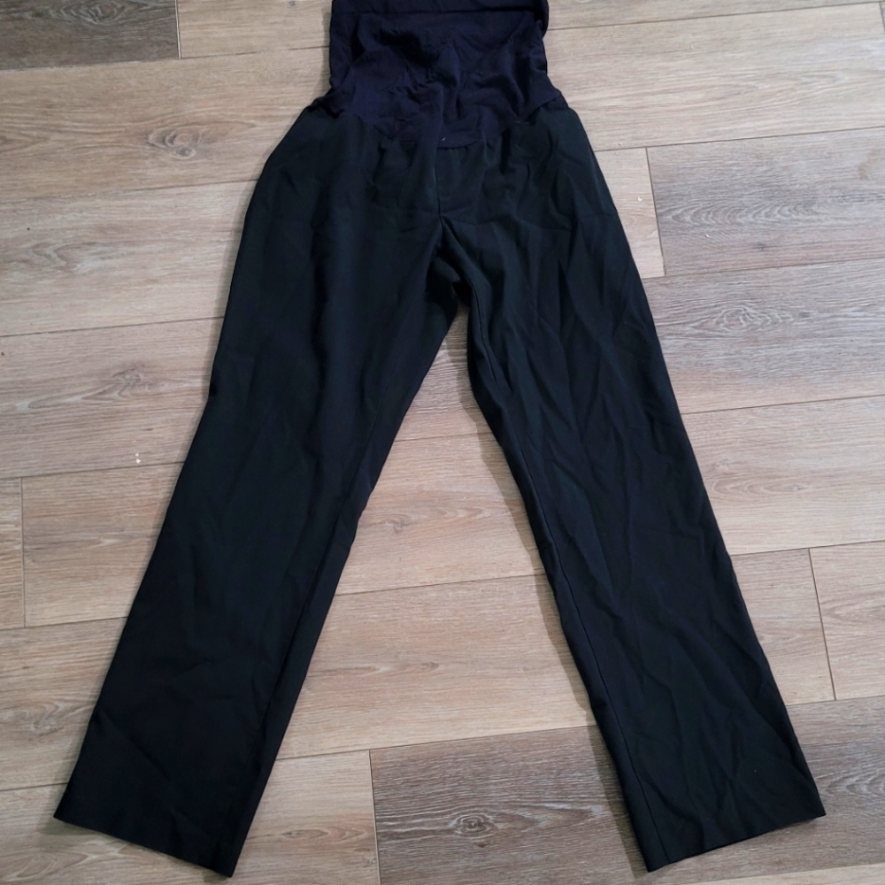 Black Maternity Dress Pant